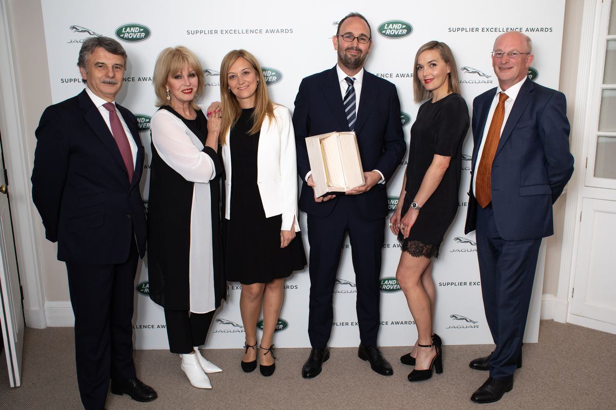 BATZ Jaguar Land Rover gold supplier award jaso du