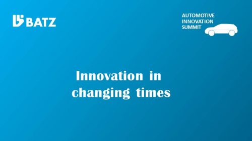 Innovation in changing times